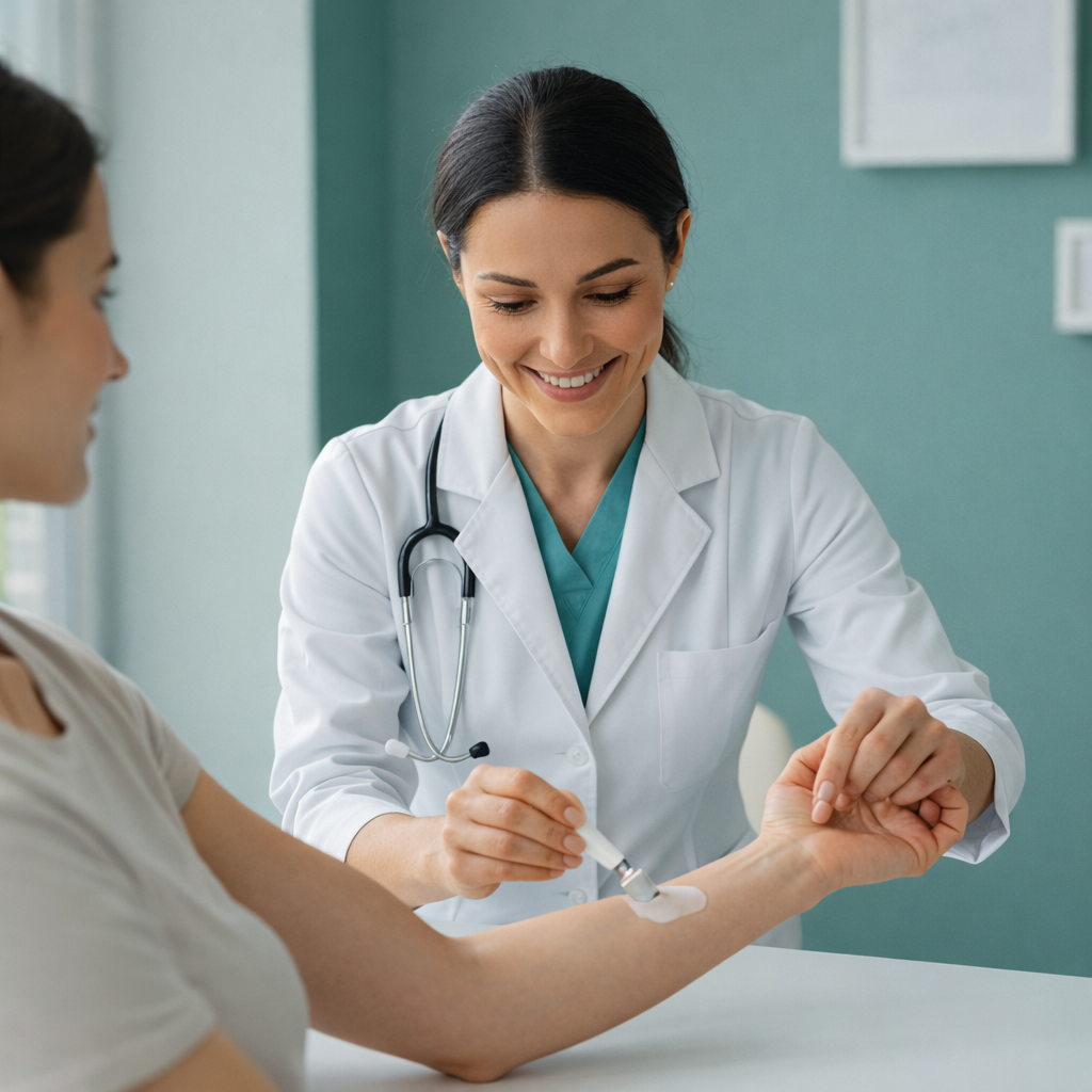 Allergy testing consultation